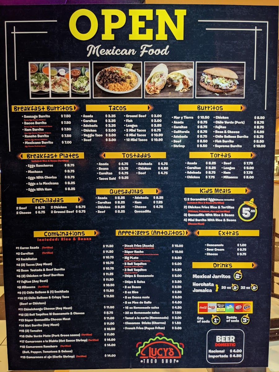 Lucys Taco Shop Bend Menu - Image 6